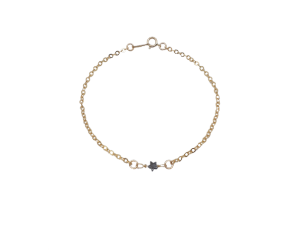 Bracelet chaine perle semi-précieuse